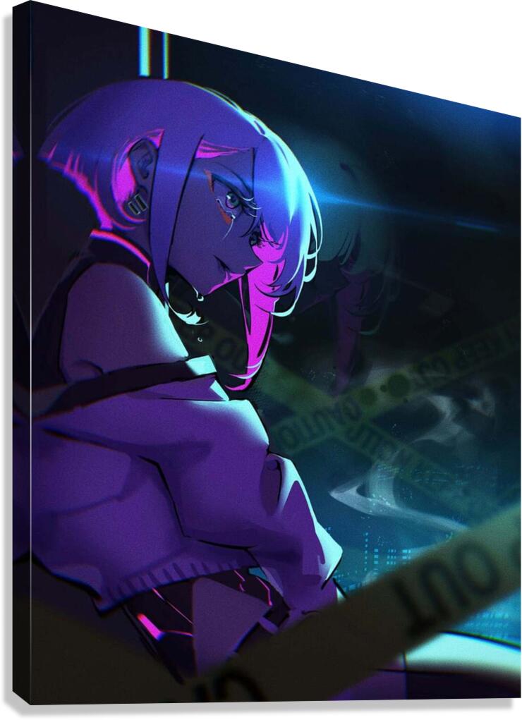 cyberpunk edgerunners by UlrikeRLowe Wall Art