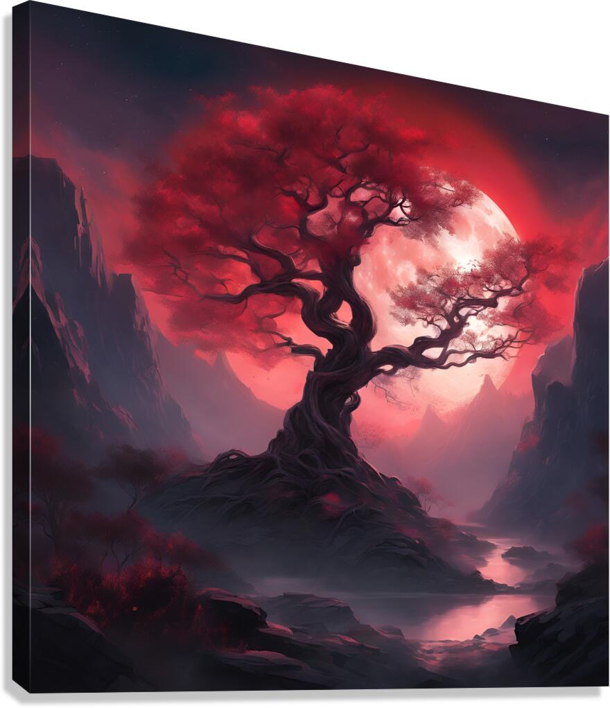  the ethereal beauty of a mystical landscape und Canvas Print