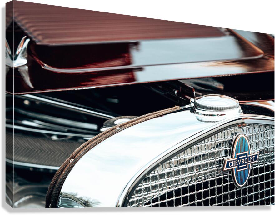 Chevy Grill Canvas Print