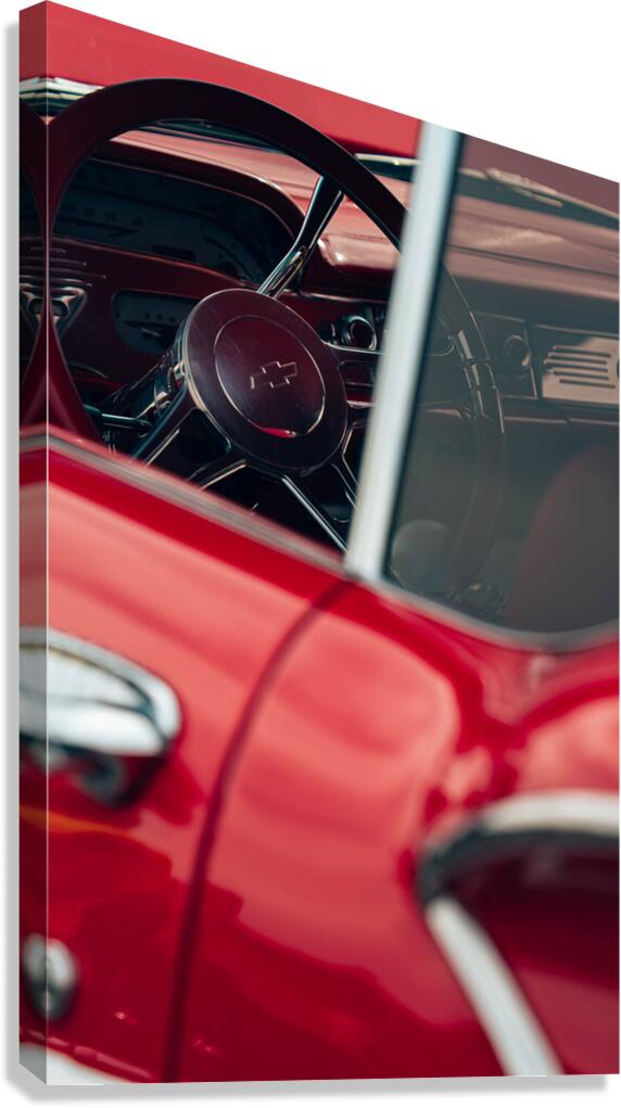 red dash Canvas Print