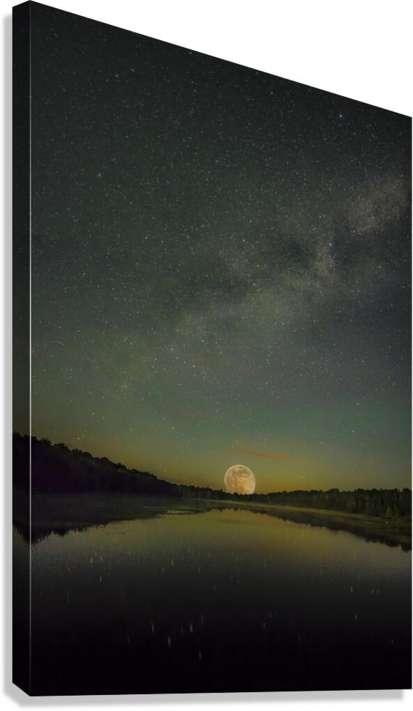 AHMIC MOON Canvas Print