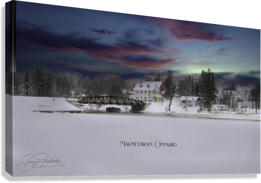 Magnetawan Winter Canvas Print