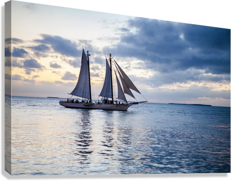Sailing Away Canvas Print