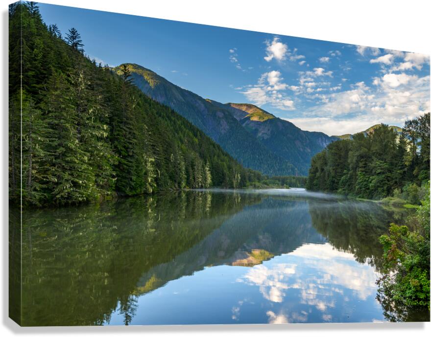Kasiks River Mist Canvas Print