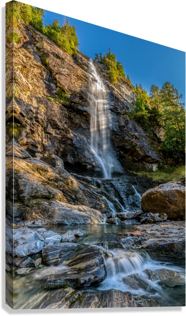 Exstew Falls Morning Canvas Print