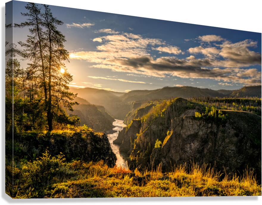 Grand Canyon of the Stikine Canyon Canvas Print