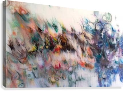 Dancing light Cardic Canvas Print