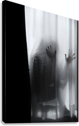 Curtains Canvas Print