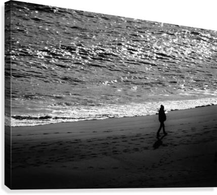 Beach Walk Canvas Print