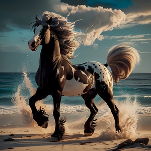 a mesmerizing 3d render illustration of a majesti