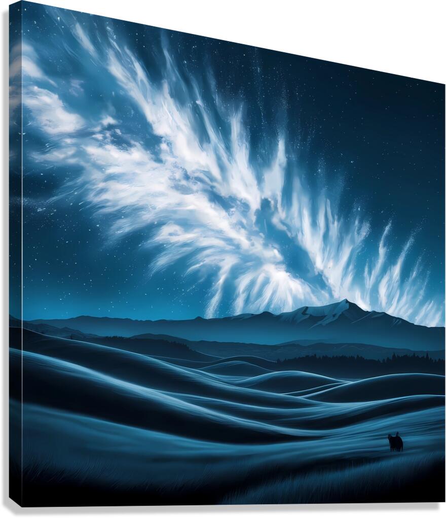 Aurora Borealis Display Canvas Print