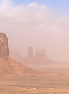 Monument Valley In The Dust-1