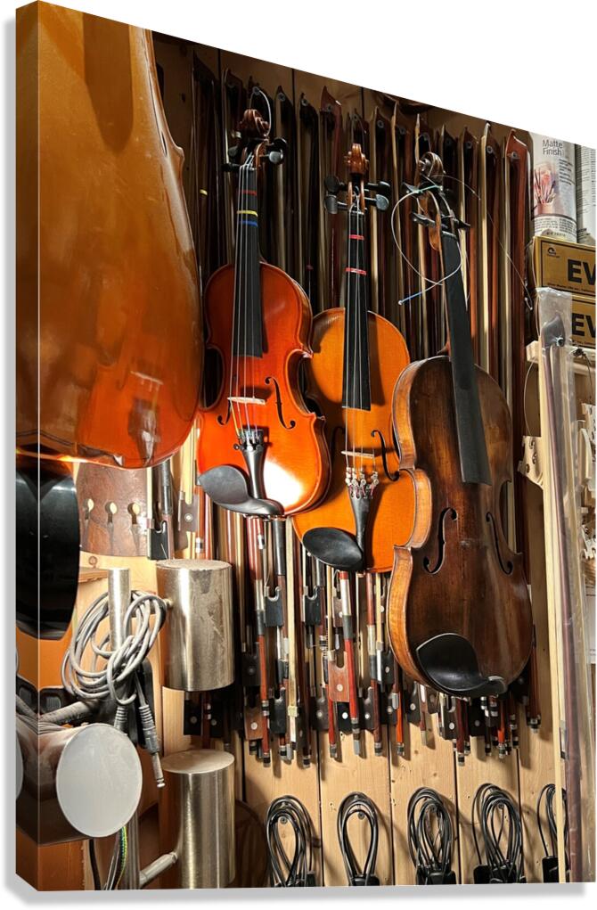 Plimouth Violins -1 Canvas Print