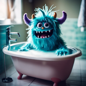 Monsterville Monsters: Bath-time  1