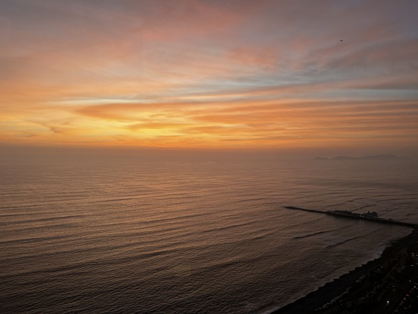 Sunset in Lima Print