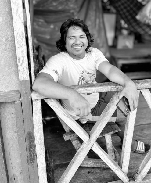 Friendly Peruvian Villager Print