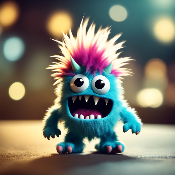 Monsterville Monsters: Mohawk Print