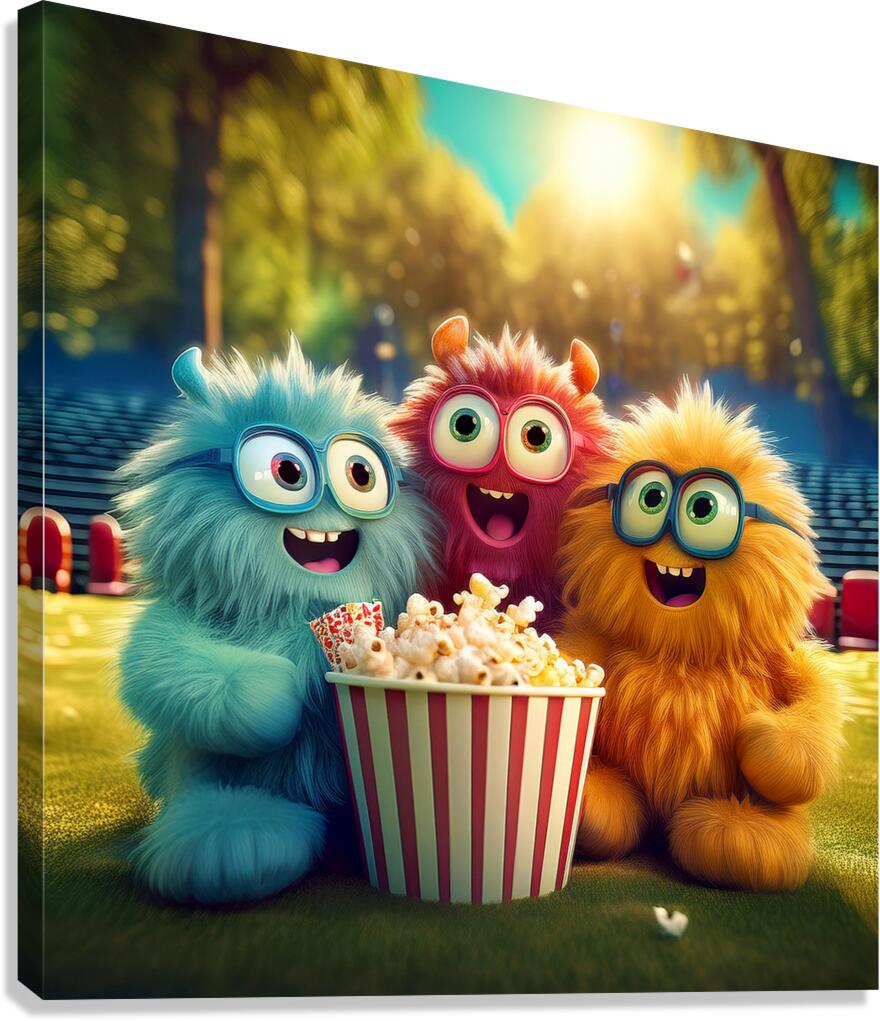 use popcorn Canvas Print