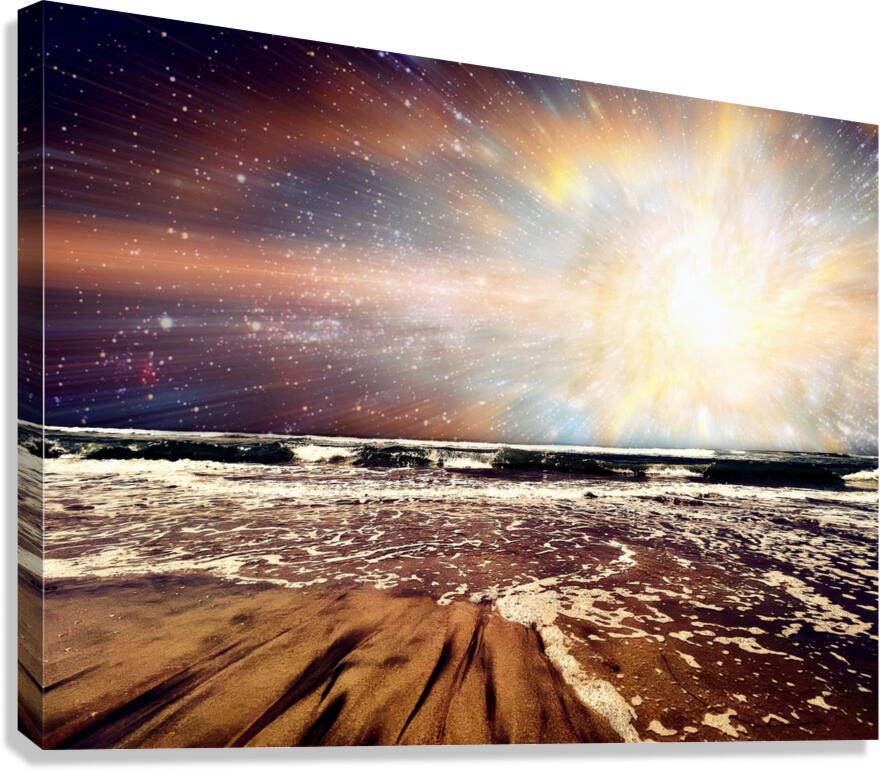 Fun with Effects: Beach Canvas Print