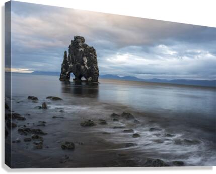 hvitserkur Canvas Print
