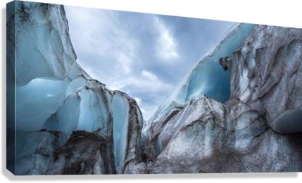 glacier ice Canvas Print
