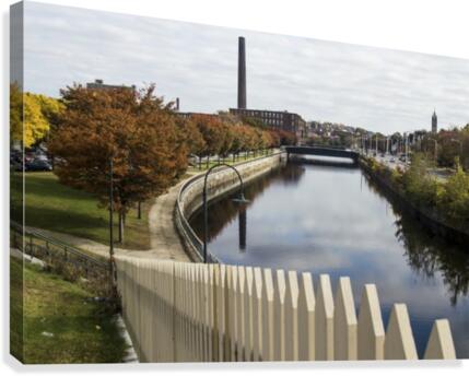 Canal View Canvas Print
