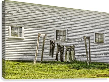Clothesline    Canvas Print