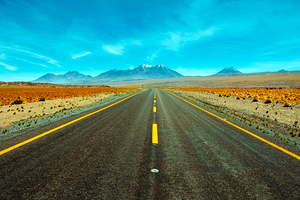 Road To Atacama Desert Antofagasta Chile