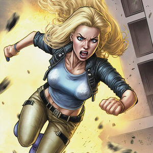 Fantasy Action Girl Art Comics