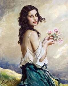 Portrait Of A Lovely Gypsy Woman