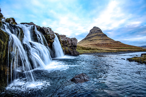 Kirkjufellsfoss Waterfalls Iceland