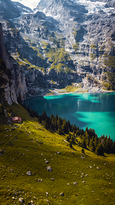 Oeschinen Lake Kandersteg Switzerland