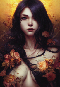 Fantasy Enchanted Princess Of Roses