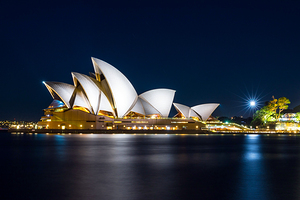 Sydney Opera House At Night