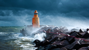 The Lighthouse At Night 