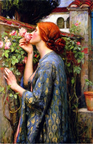 Beautiful Lady At The Garden_OSG