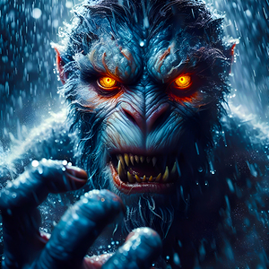 Horrifying Yeti Monster