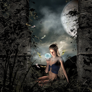 Fairy In The Forest