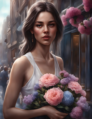Flower Vendor Girl