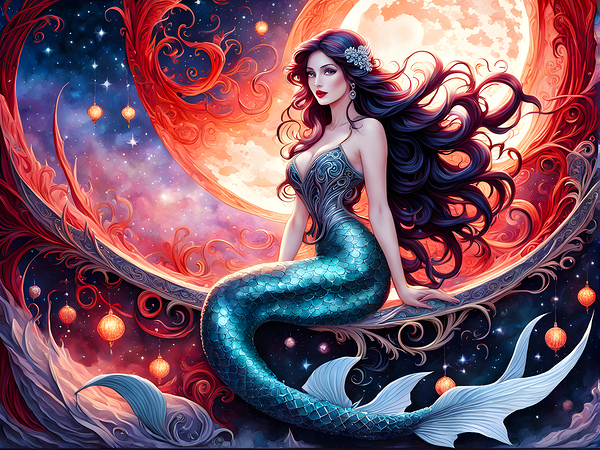 Fantasy Mermaid by One Simple Gallery