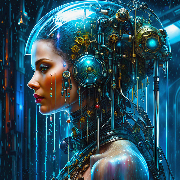 Artificial Intelligence Woman by One Simple Gallery