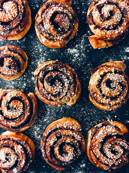 Cinnamon Bun Uppsala Sweden Print
