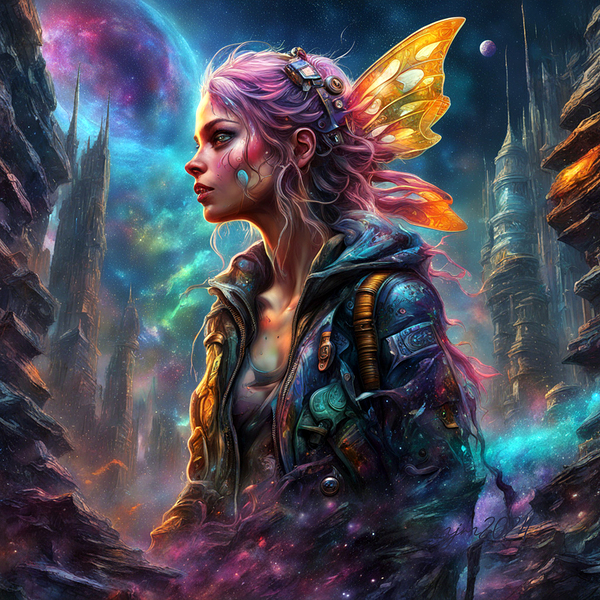 Cosmic Fairy by One Simple Gallery
