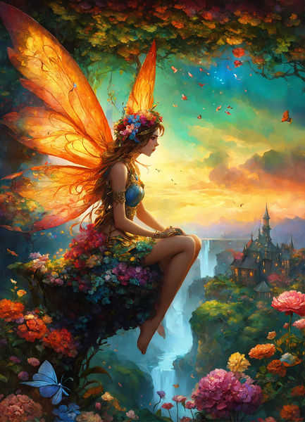 Fantasy Fairy In Fairyland by One Simple Gallery
