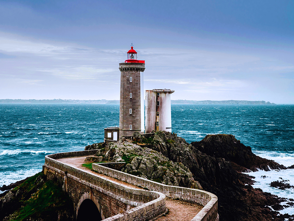  Petit Minou Lighthouse in France Print
