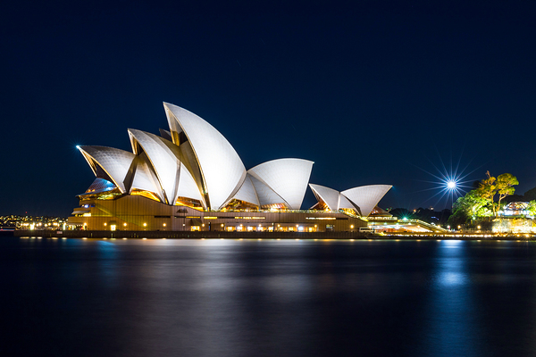 Sydney Opera House At Night