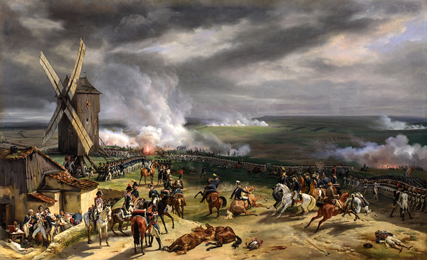 Vintage Oil Painting Battle of Valmy by One Simple Gallery