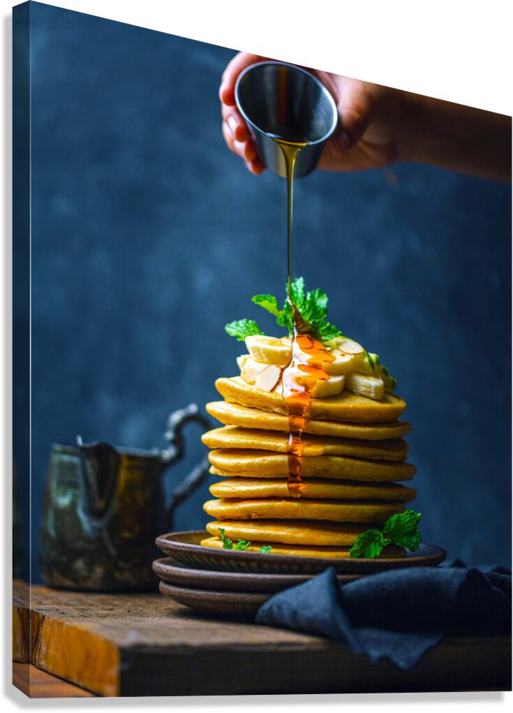 Delicious Pancake Breakfast  Canvas Print