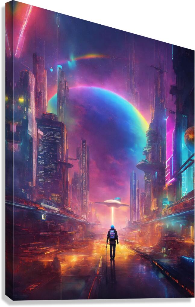 Distant Future Canvas Print
