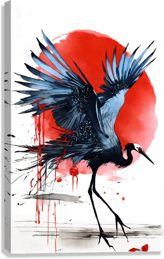 Crane Dance Canvas Print